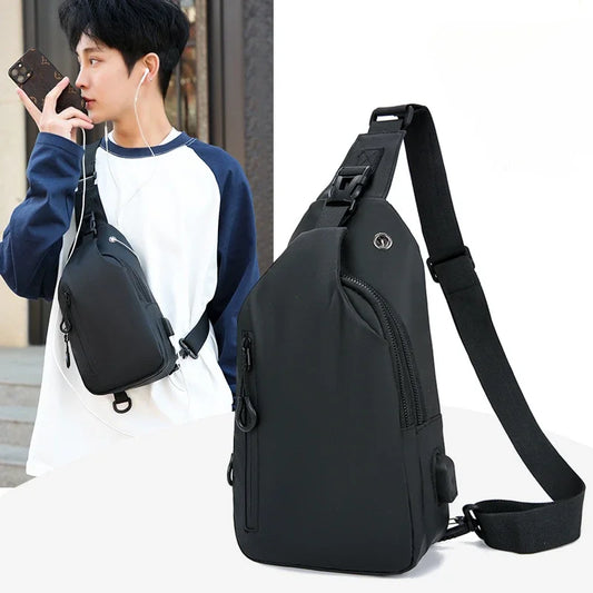 Men’s Sling Crossbody Bag – Compact, Modern, and Waterproof
