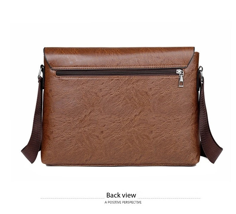 Men’s Messenger Bag – Timeless Sophistication for Stylish Men | Perfect for iPad and Laptop