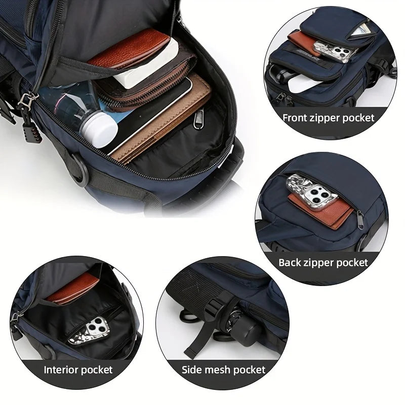 Tactical Crossbody Sling Bag for Men – Multi-Pocket Urban Chest Pack for Everyday Carry and Travel