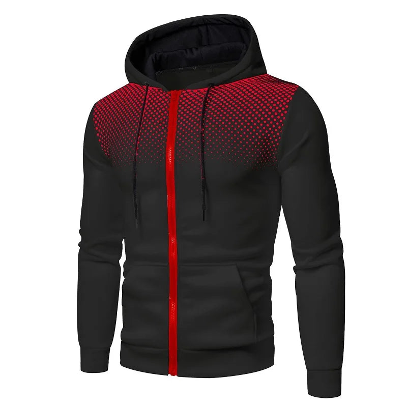 Gradient Print Sports Jacket – Performance Edition