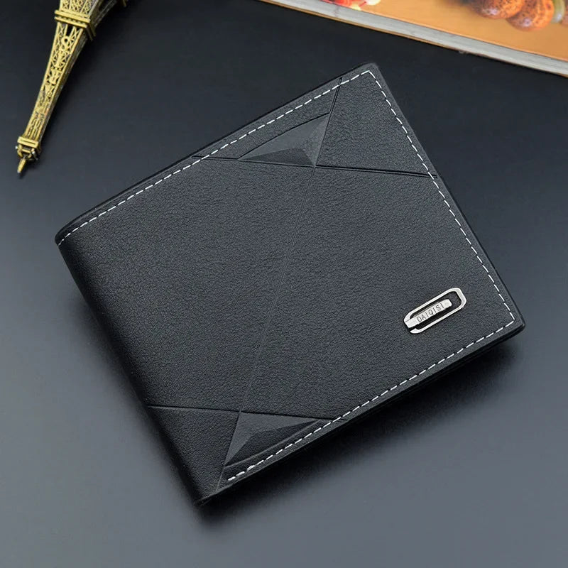 Men’s Wallet – Modern Design with Contrast Stitching
