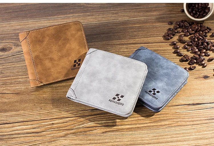 Men’s Synthetic Leather Wallet – Classic and Functional Design