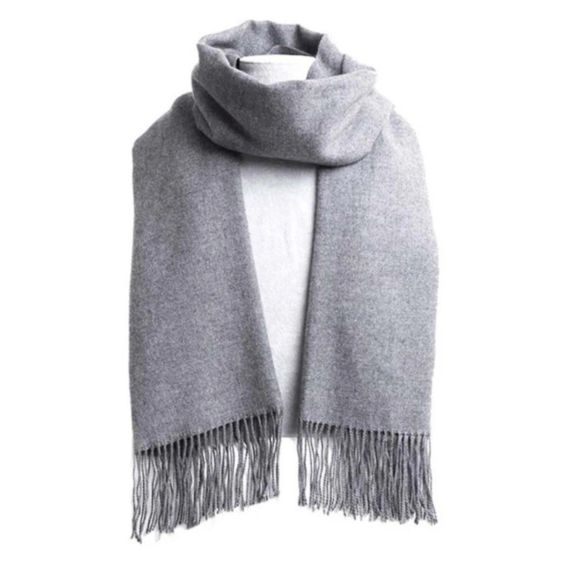 Soft and Long Winter Scarves, Fashion Solid Color