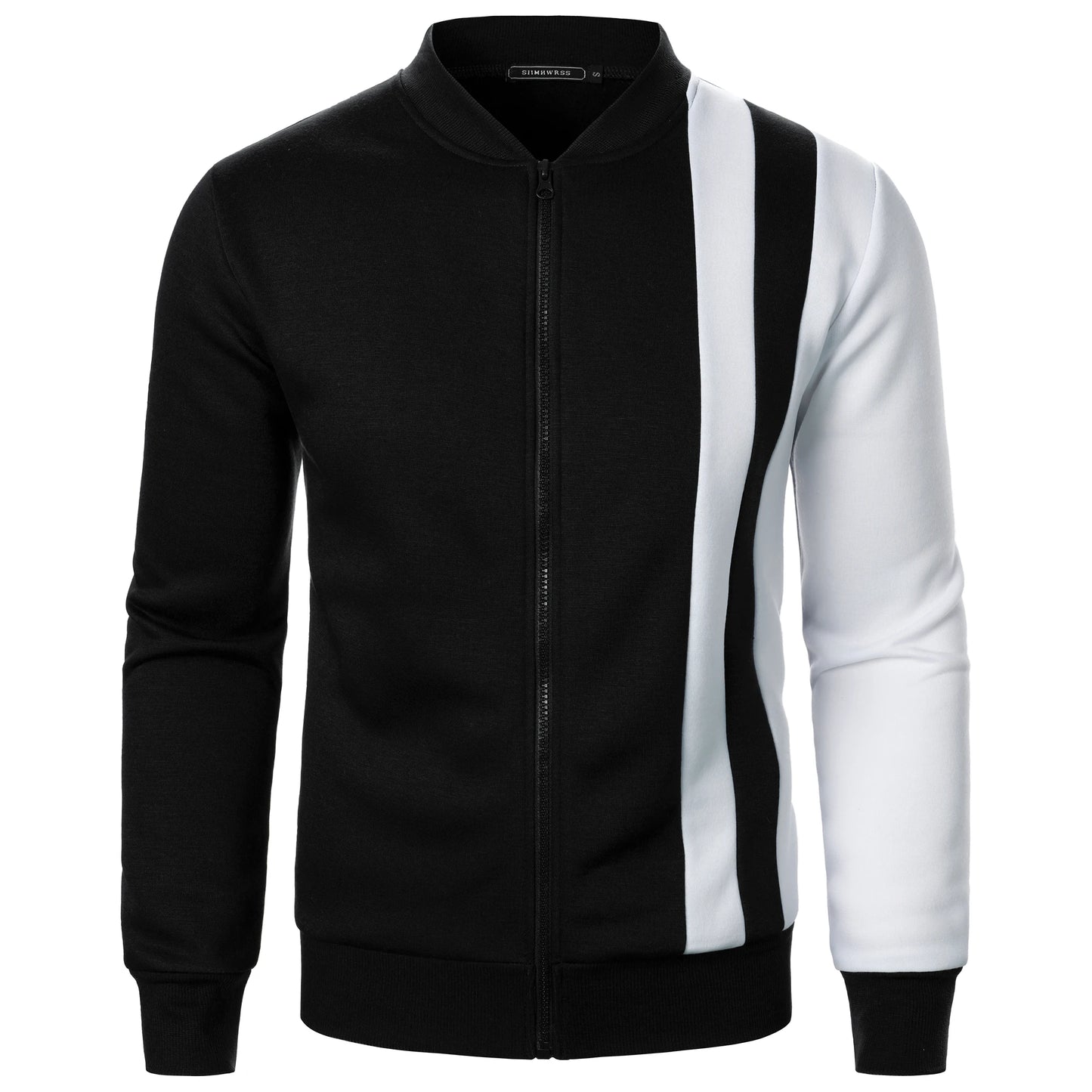 Men’s Sport Jacket with Contrasting Design and Slim Fit