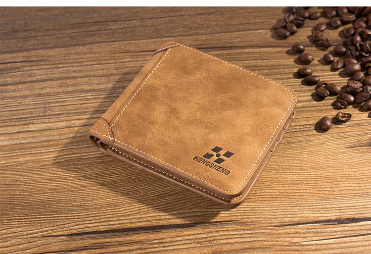 Men’s Synthetic Leather Wallet – Classic and Functional Design