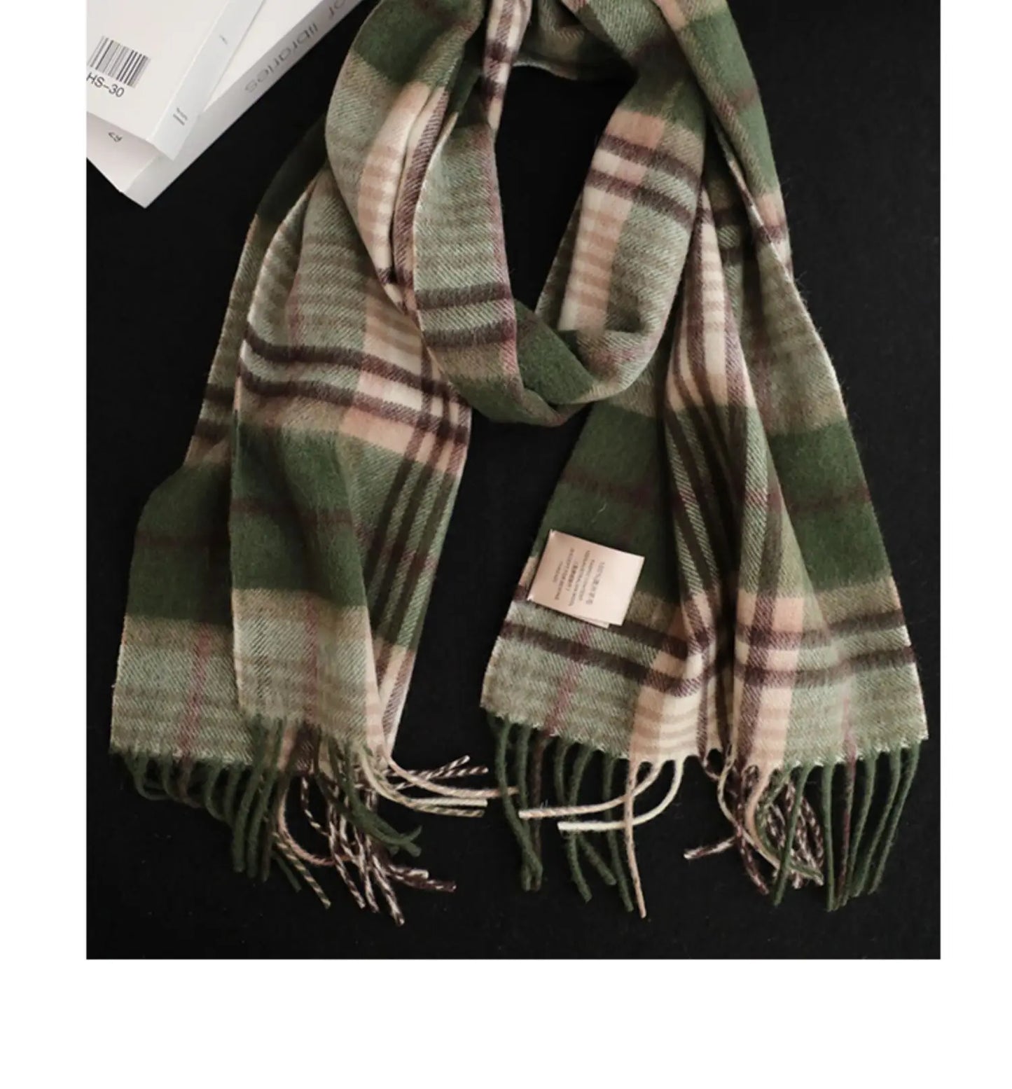 Men's wool scarf - British versatile
