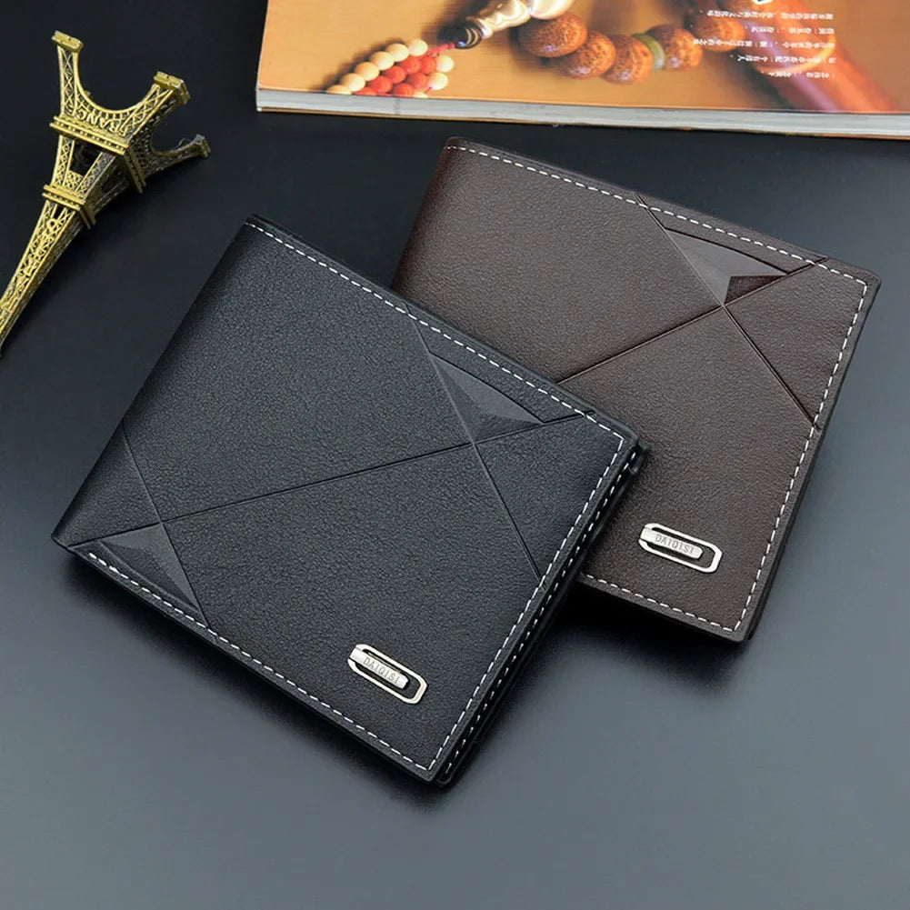 Men’s Wallet – Modern Design with Contrast Stitching