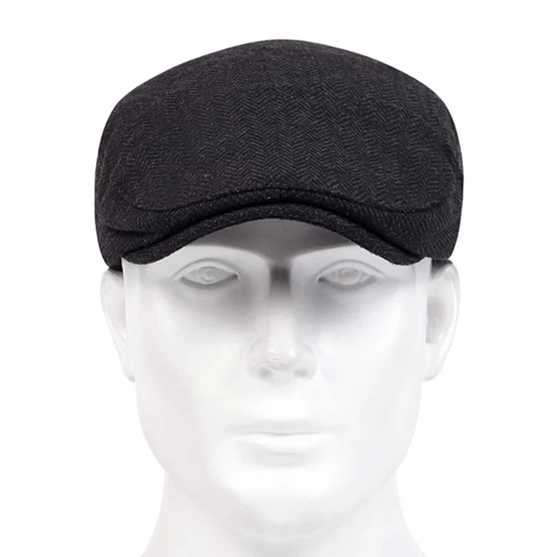 Men's Classic Beret – Timeless Retro Style and Comfort