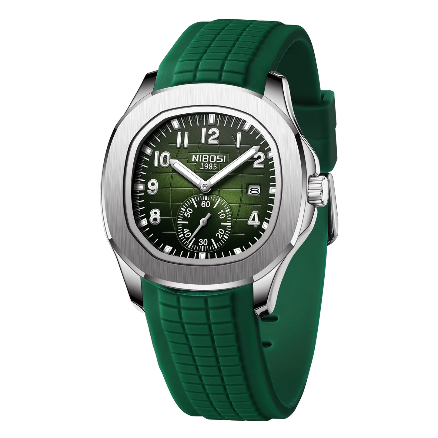 Men’s Modern Watch with Sport Strap — Bold Design for an Active Lifestyle