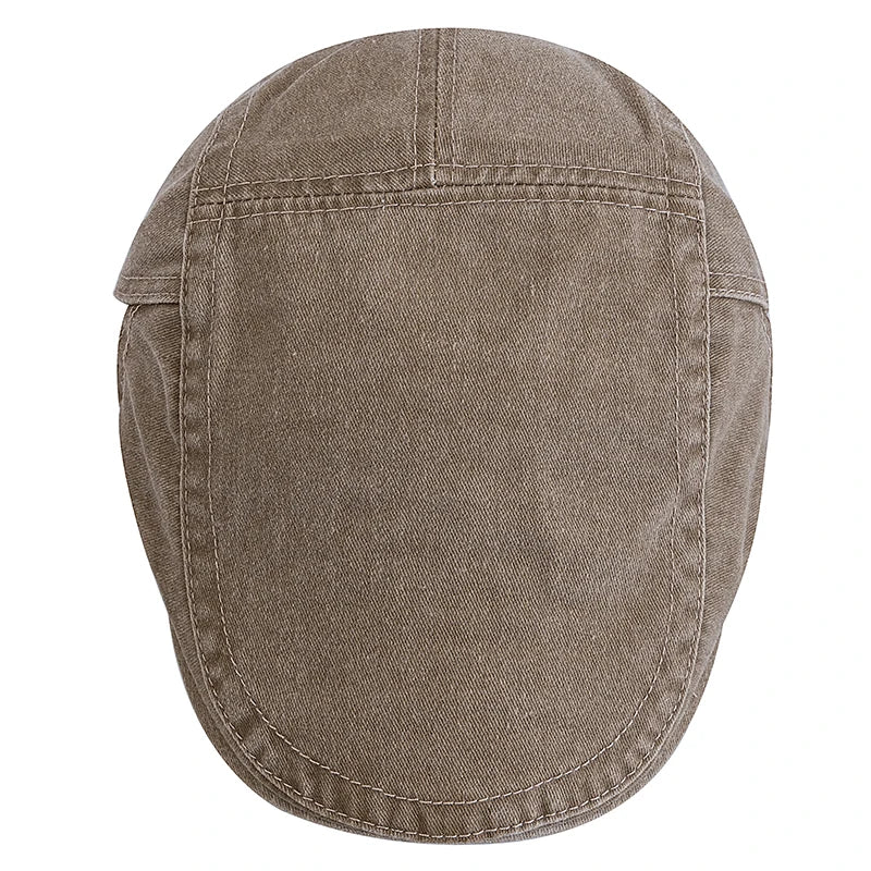 Men's Washed Cotton Beret