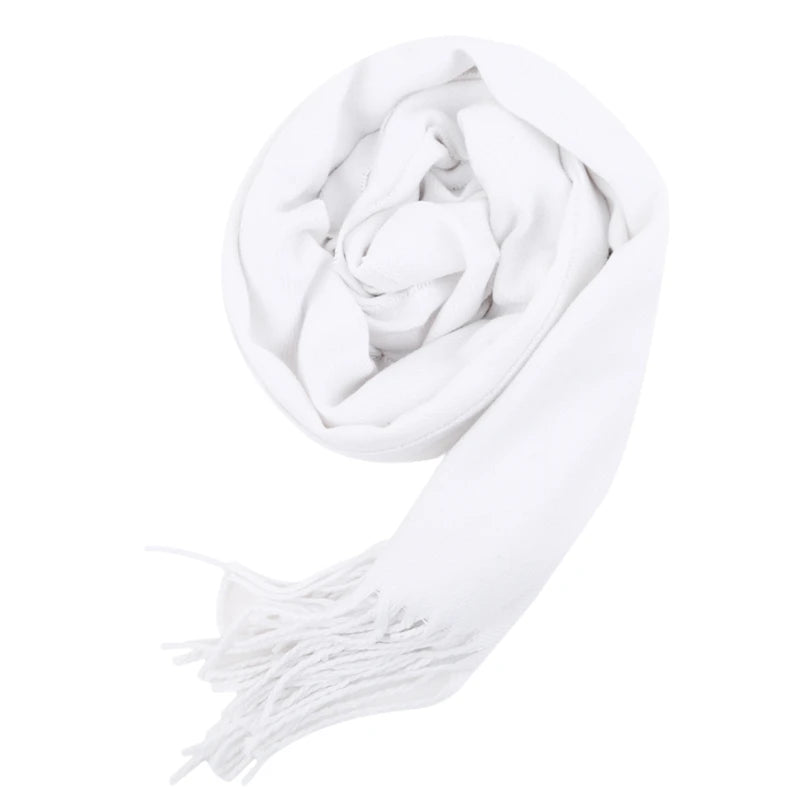 Soft and Long Winter Scarves, Fashion Solid Color