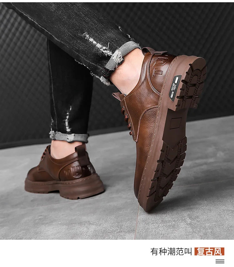 Freizeitschuhe aus Leder für Herren – moderner und vielseitiger Designer