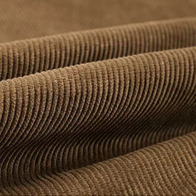 Men’s Workwear-Inspired Jacket with Sherpa Lining and Corduroy Finish