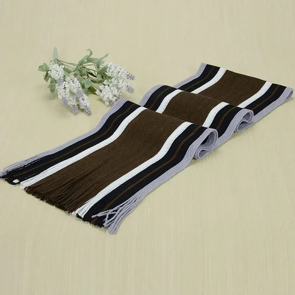 Classic Men's Scarf - Striped Business Casual