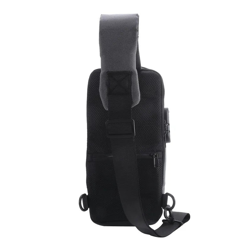 Anti-Theft Crossbody Bag with USB Charging – Modern, Secure, and Waterproof