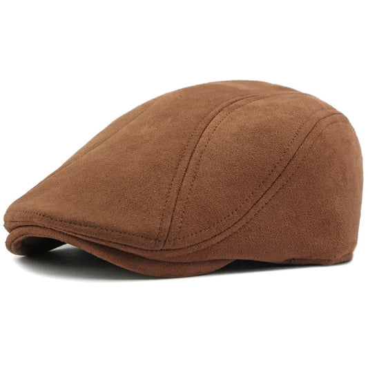 Men's Suede Beret – Elegant and Timeless Style