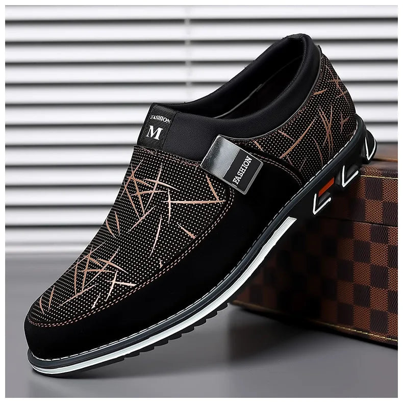 Herren Businessschuhe aus Leder - Bequeme Halbschuhe für die Arbeit