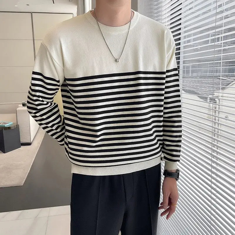Modern Men’s Striped Sweater