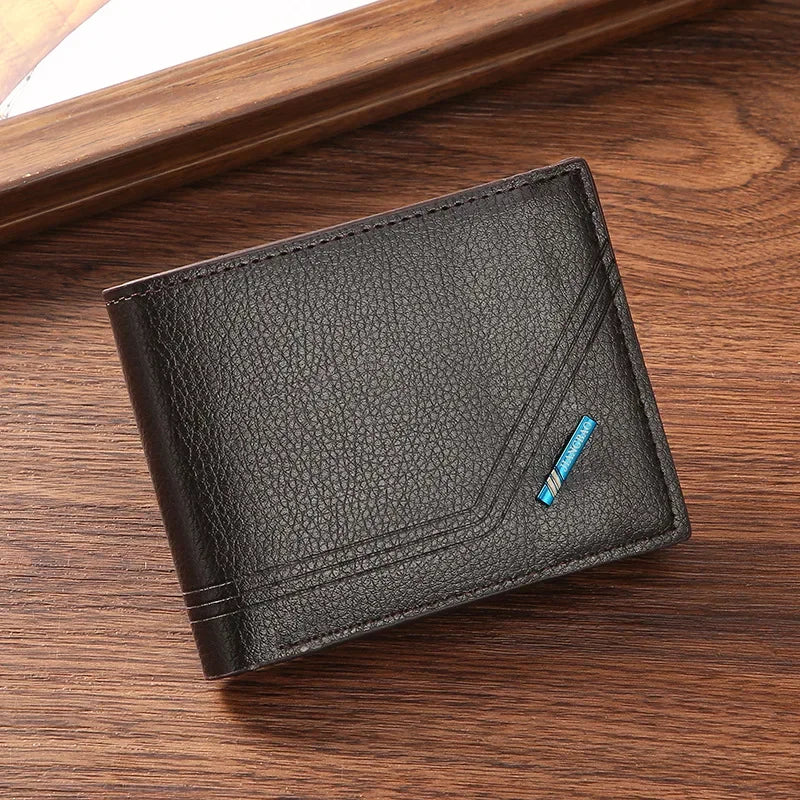 Men’s Wallet – Modern Design with Contrast Stitching