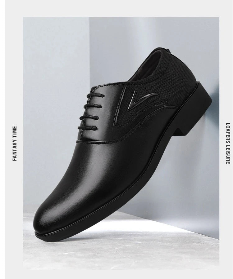 Herrenschuhe – Klassisches Freizeitleder, weich und formell