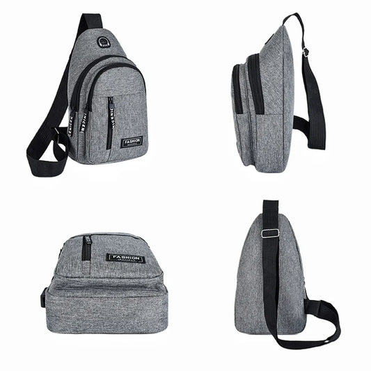 Men’s Casual Crossbody Sling Bag – Lightweight Urban Chest Pack for Daily Essentials