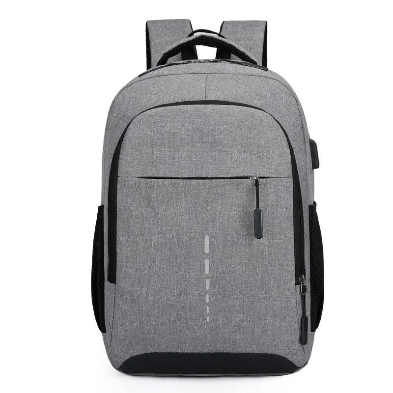 Men’s Premium Anti-Theft Backpack with USB Port – Modern Waterproof Design & Large Capacity for Laptop