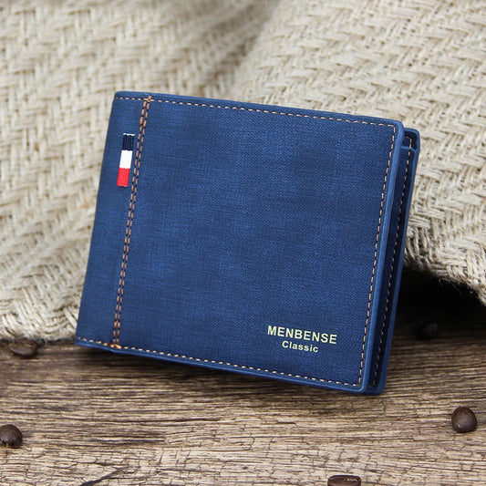 Men’s Classic Premium Fabric Wallet – Modern Style and Functionality