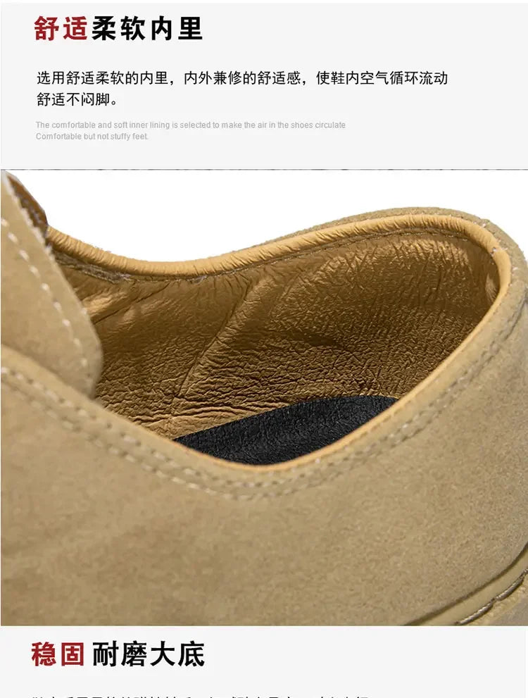Men's Sneakers - Fashionable Formal Loafers with Soft Sole