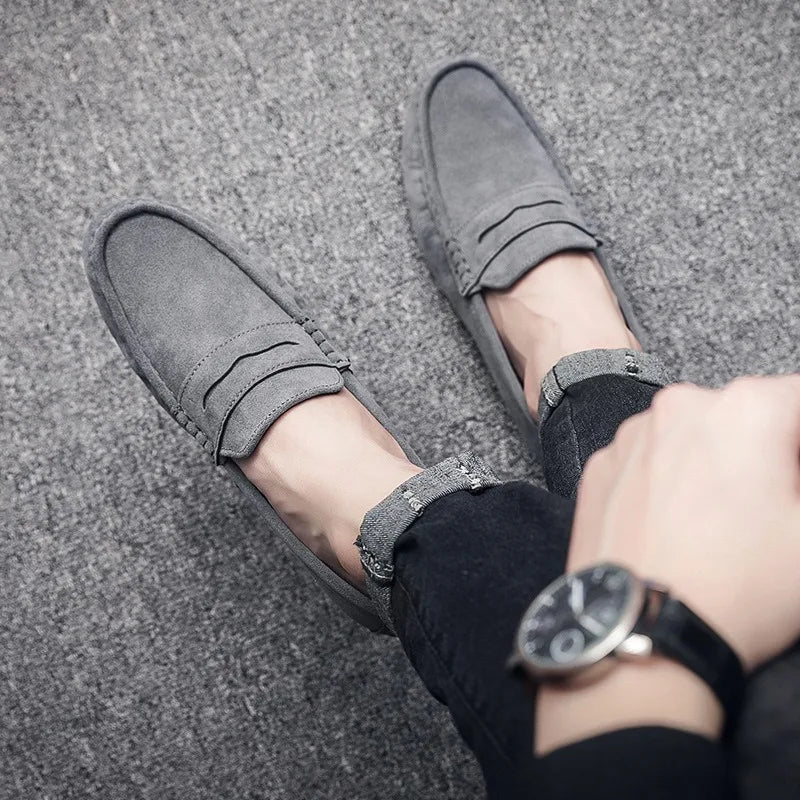 Frühlings-Loafer für Herren – Wildlederschuhe, weich und hochwertig