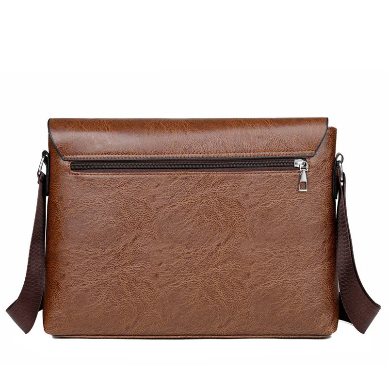 Men’s Messenger Bag – Timeless Sophistication for Stylish Men | Perfect for iPad and Laptop