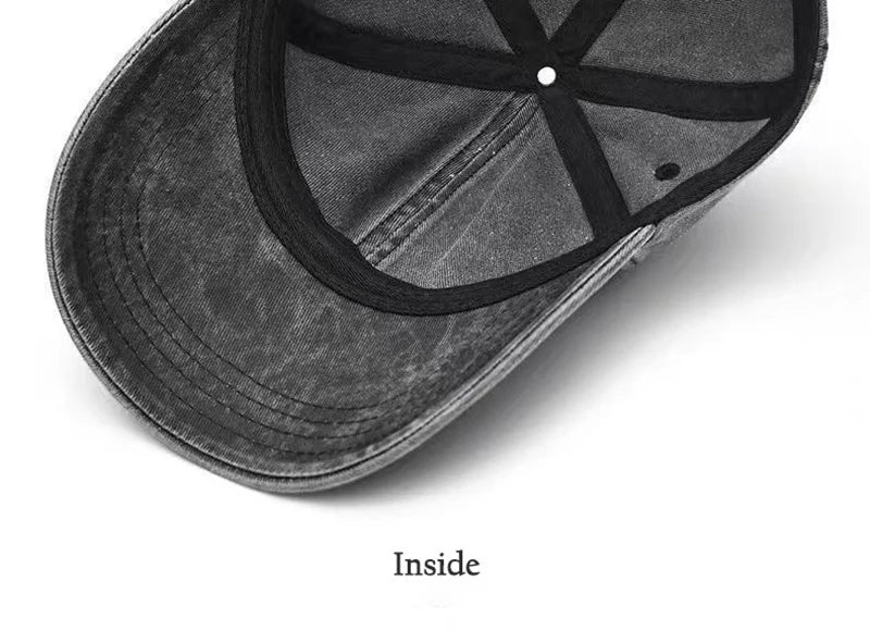 Men’s Casual Cap with Washed Look