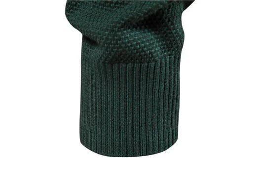 Men’s Casual Striped Sweater with Crew Neck