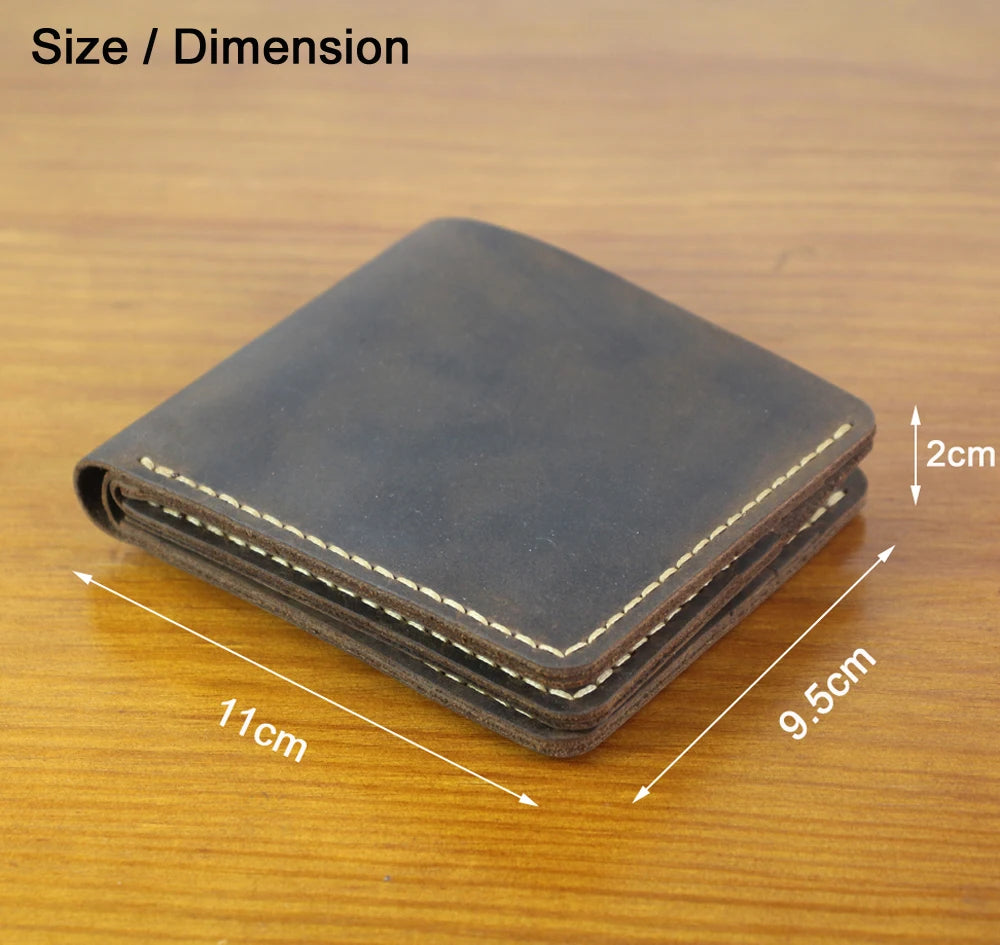 Men’s Wallet – Compact Model with Coin Pocket