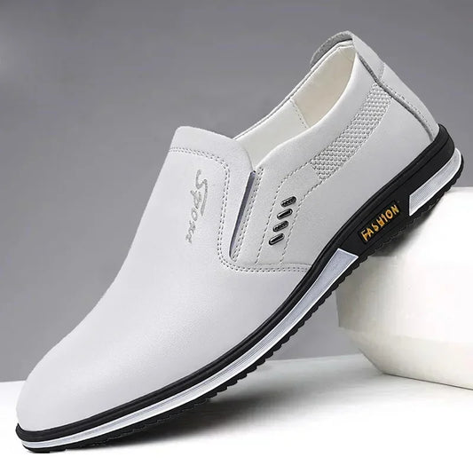 Men's Leather Shoes - Designer Moccasins, High Quality