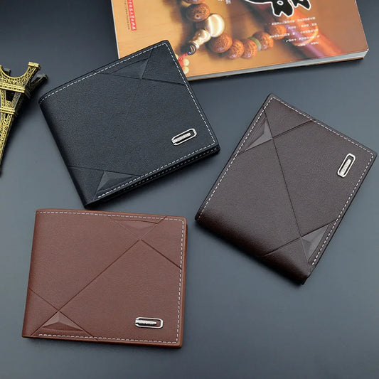 Men’s Wallet – Modern Design with Contrast Stitching