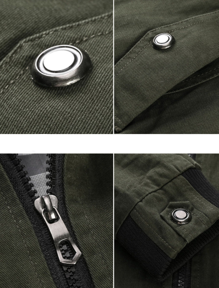 Men’s Casual Tactical Bomber Jacket