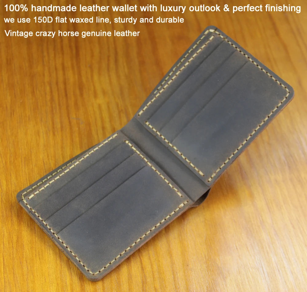 Men’s Wallet – Compact Model with Coin Pocket