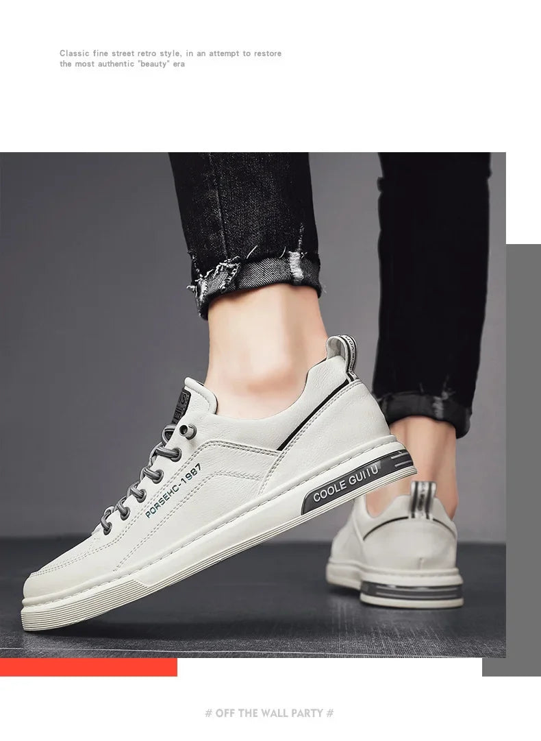 Men's Shoes - Men's Leather Casual, Fashion Sports Shoes