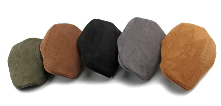Men's Suede Beret – Elegant and Timeless Style