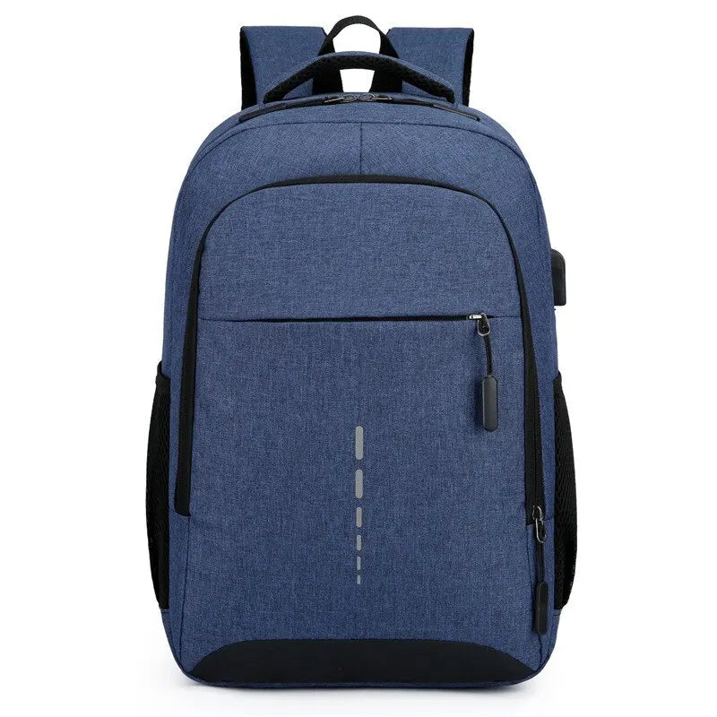 Men’s Premium Anti-Theft Backpack with USB Port – Modern Waterproof Design & Large Capacity for Laptop