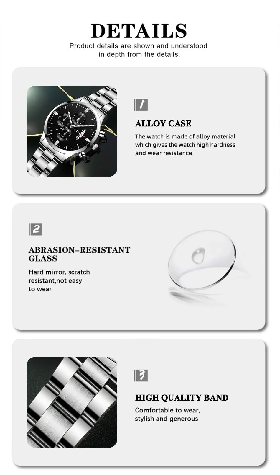 Men’s Set – Classic Watch with Matching Bracelet