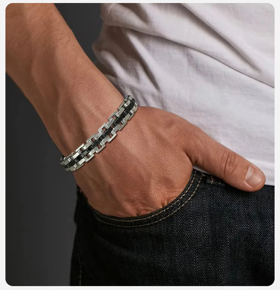 Men’s Stainless Steel Bracelet – Strength and Sophistication