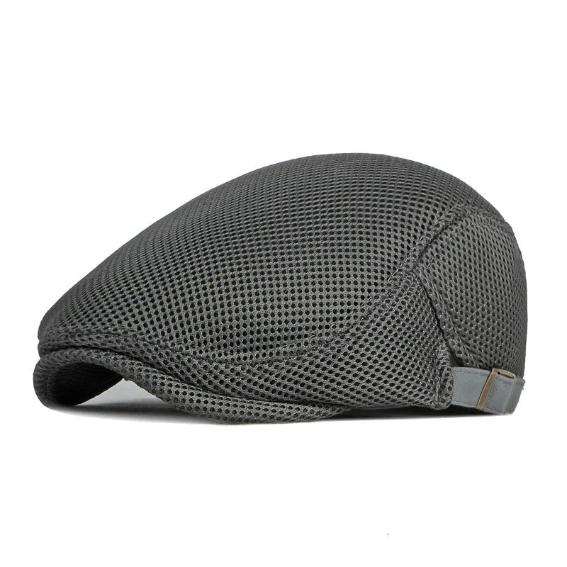 Men's Breathable Mesh Beret - Comfort and Style for All Seasons