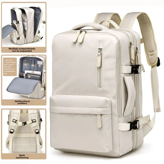 Men’s Multifunctional Backpack – Expandable, Waterproof, and Large Capacity