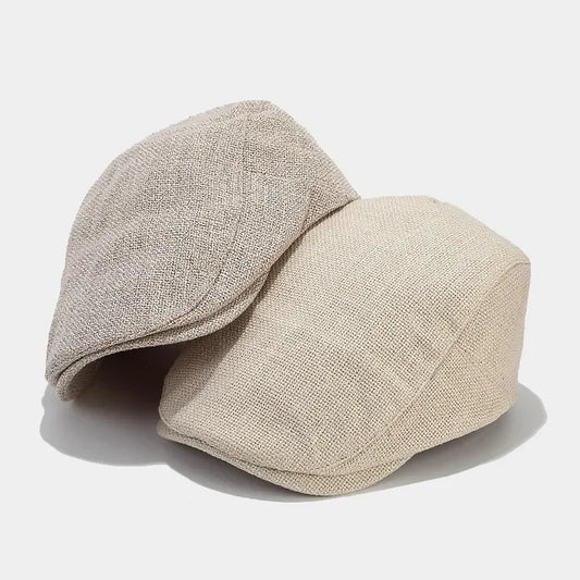 Men's Linen Beret – Timeless Style