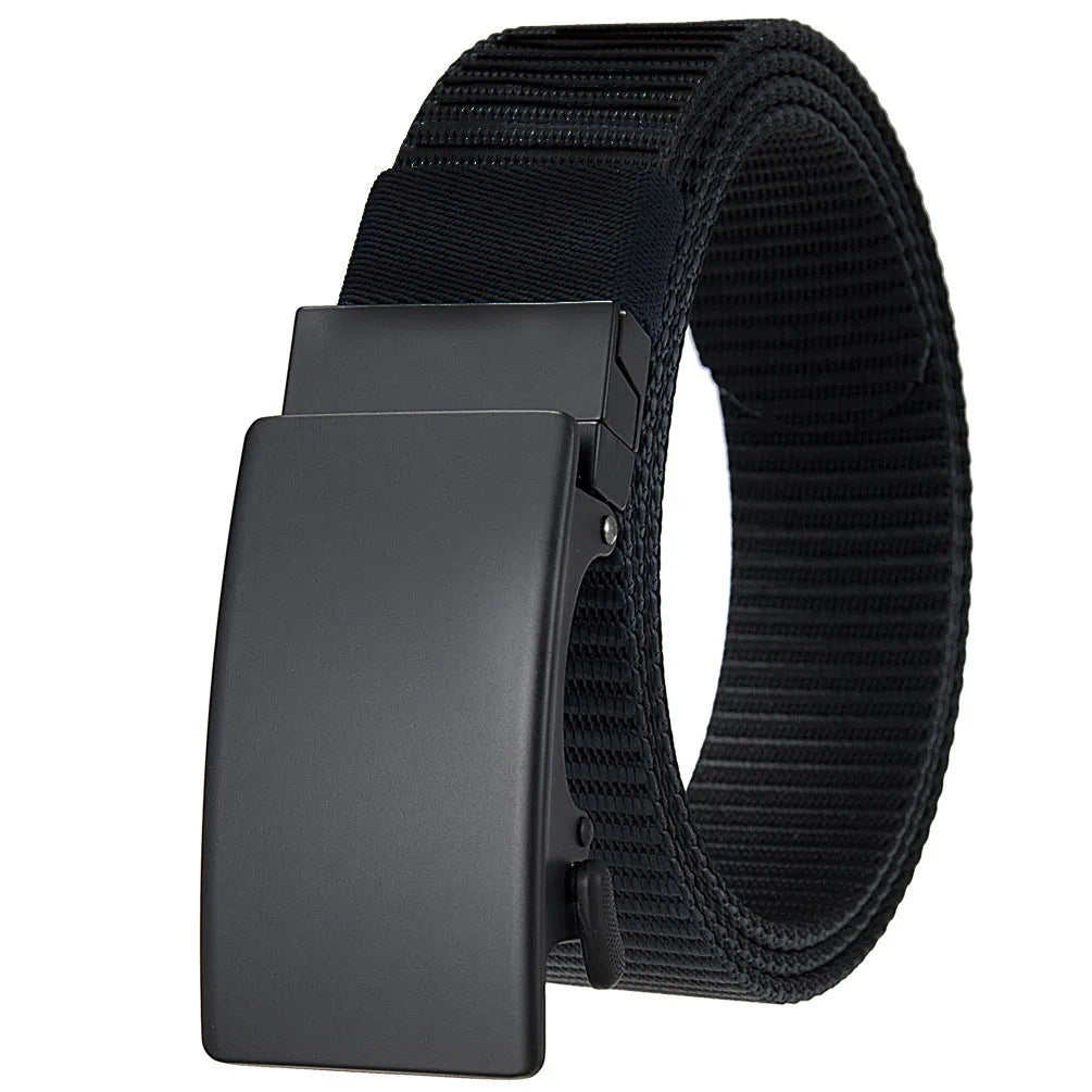Men’s Tactical Nylon Belt – Durable Metal Buckle