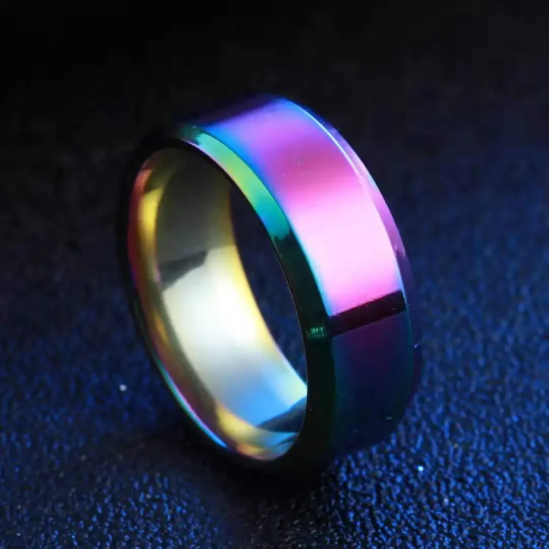 Black Stainless Steel Rings, Wedding & Engagement Band, Quality Matte Men's Jewelry