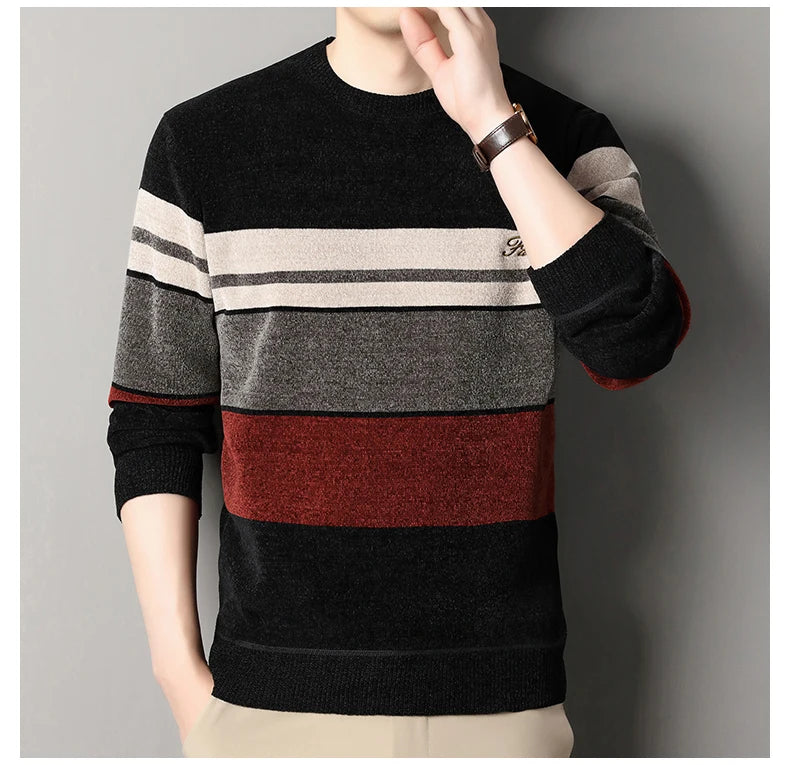Men’s Multicolor Striped Sweater