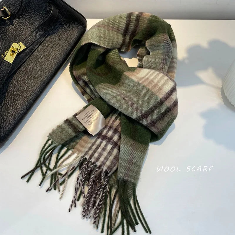 Men's wool scarf - British versatile