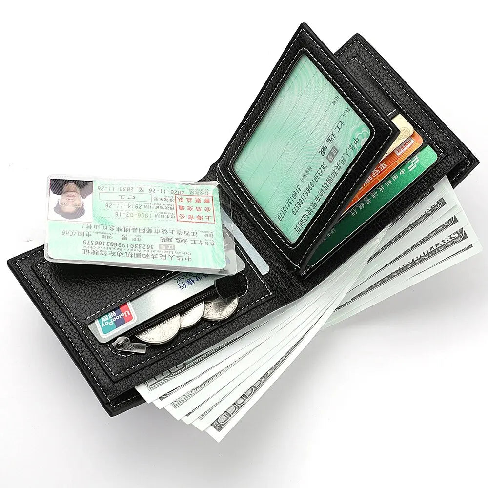 Men’s Slim Leather Wallet – Practical and Elegant